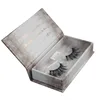 Disposable eyelash boxes packaging,custom eyelash paper box with window on top lid