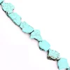 Jewelry making flat slabs turquoise beads large irregular turquoise chips