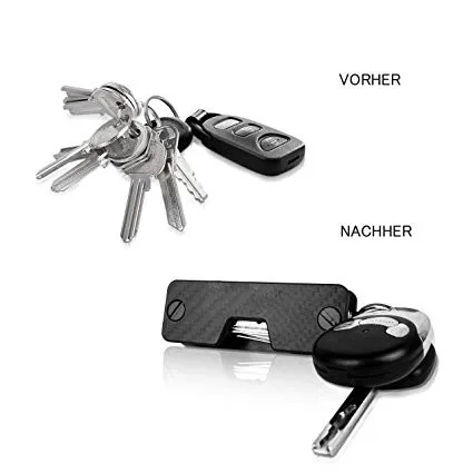 carbon fiber compact key holder