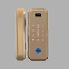 Smart Fingerprint Office Glass Door lock With App Remote Control Unlock by Password RF Card for Glass Doors Lab computer room