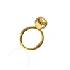 Gemnel 925 Sterling silver minimalist the world earth map travel ball ring