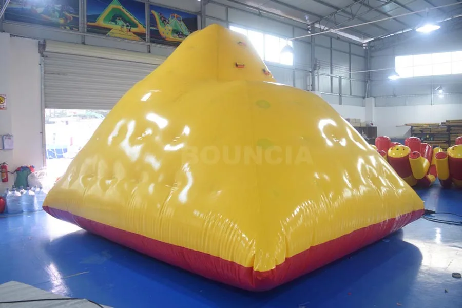 0.9mm PVC Tarpaulin Inflatable Floating Water Iceberg For Water Pool Games