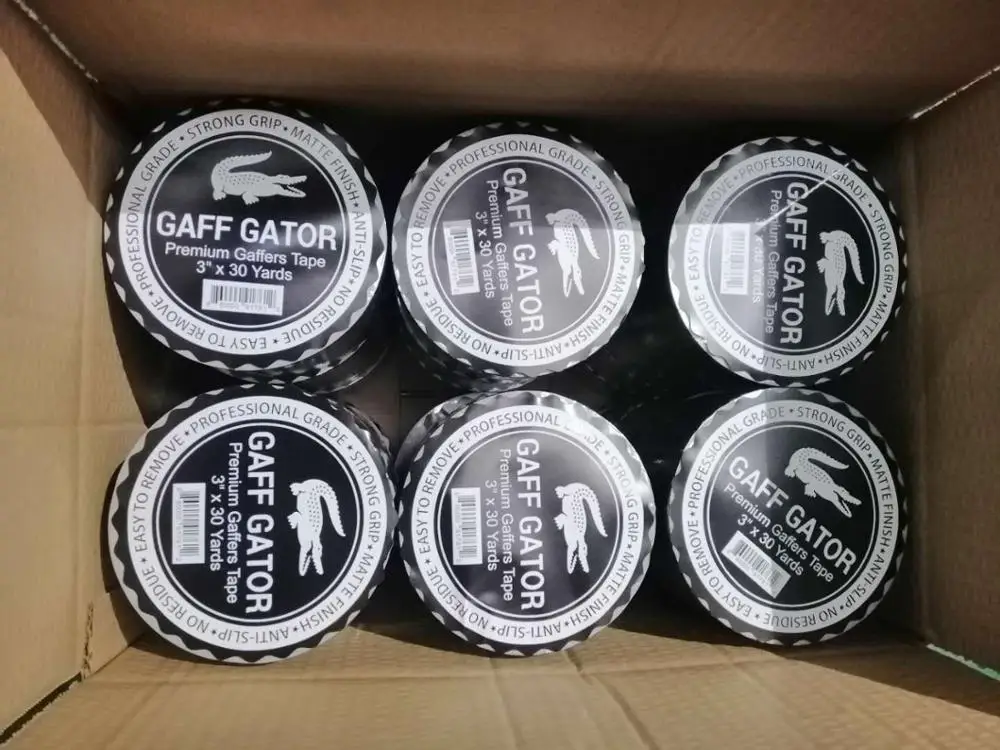 3"x30yard hot melt adhesive matte gaffer tape