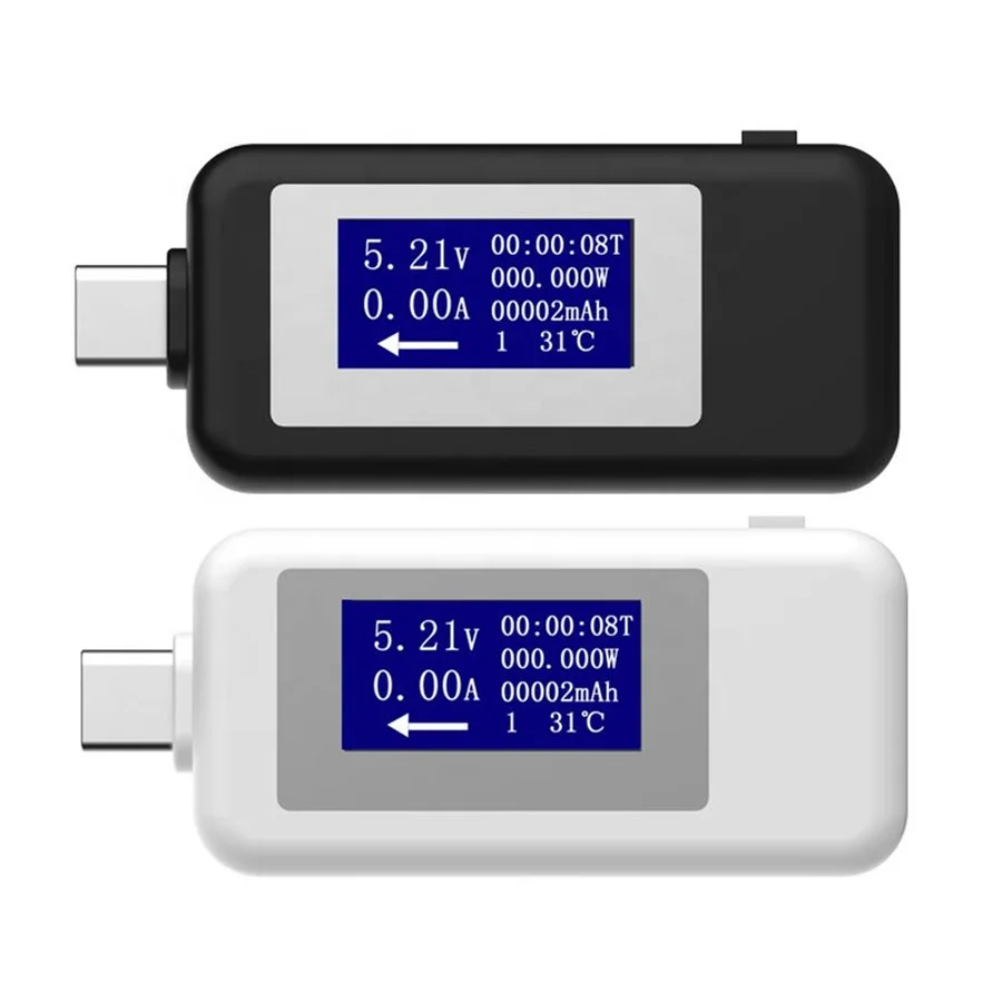 USB LCD Detector Voltmeter Ammeter Power Capacity Battery Current Meter  LU 