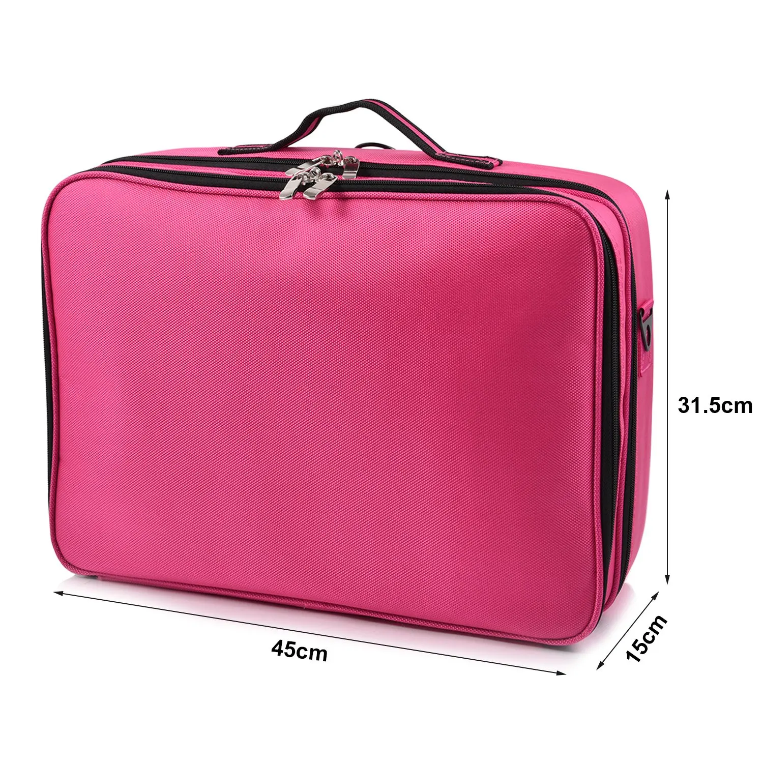 Large Capacity Oxford Cloth Professional Makeup Kit Bag With