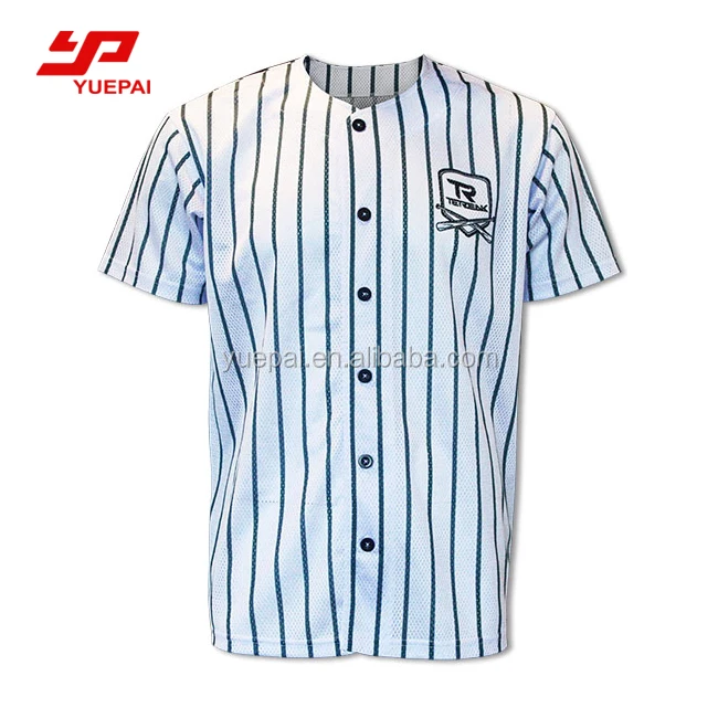 Unisex Full Button Plain Blue Custom Baseball Jerseys | YoungSpeeds