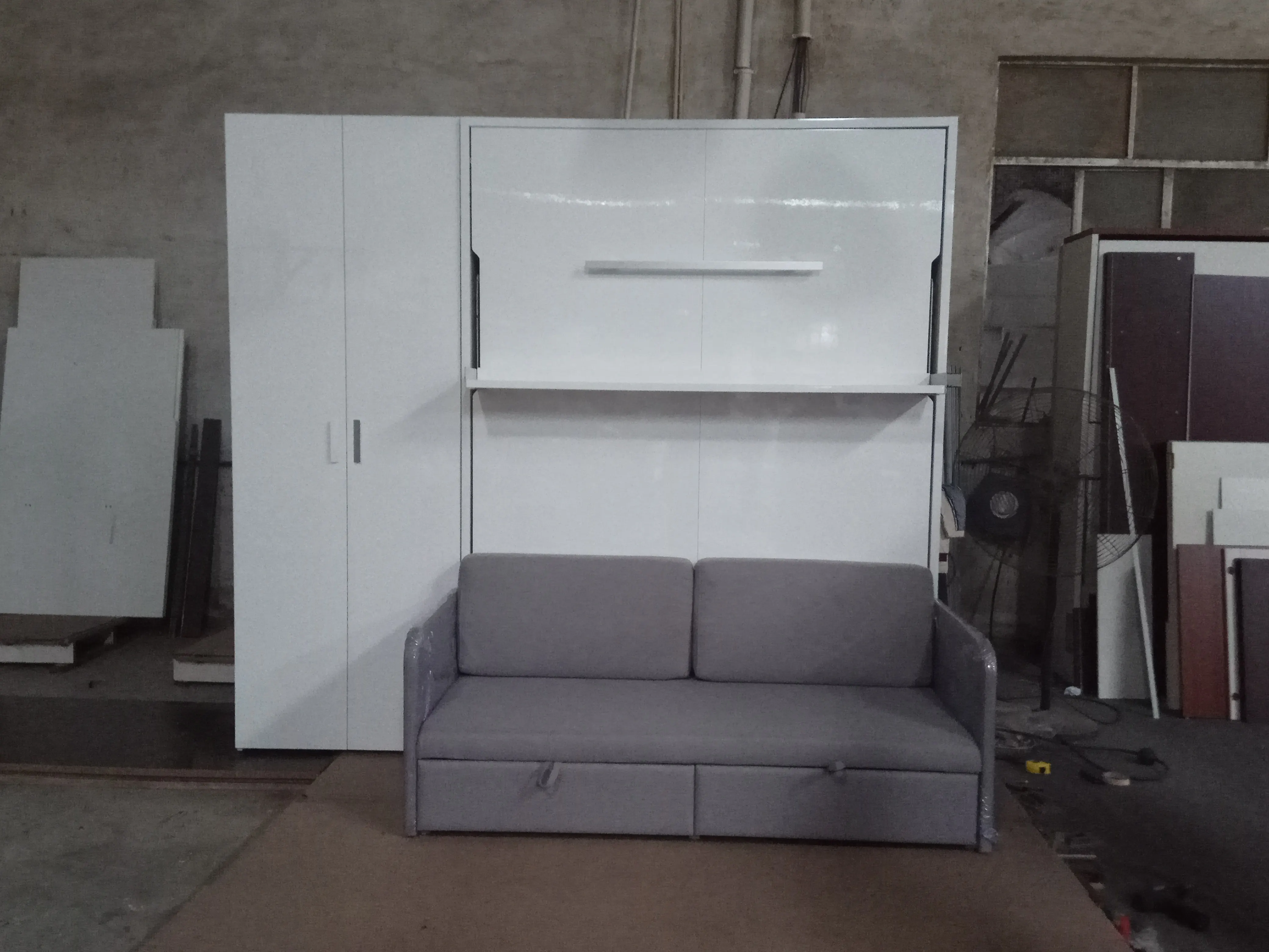 Innovative Smart Furniture Wall Mounted Bed Sofa Wall Bed For Apartment