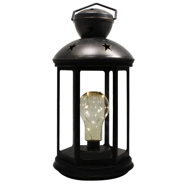 Antique Plastic Noel Battery Operated Warm White Led Bulb Light Home