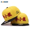 Original top quality brand snapback 3D Bruce little dragon embroidery hip hop cap flat bill baseball cap for men and women