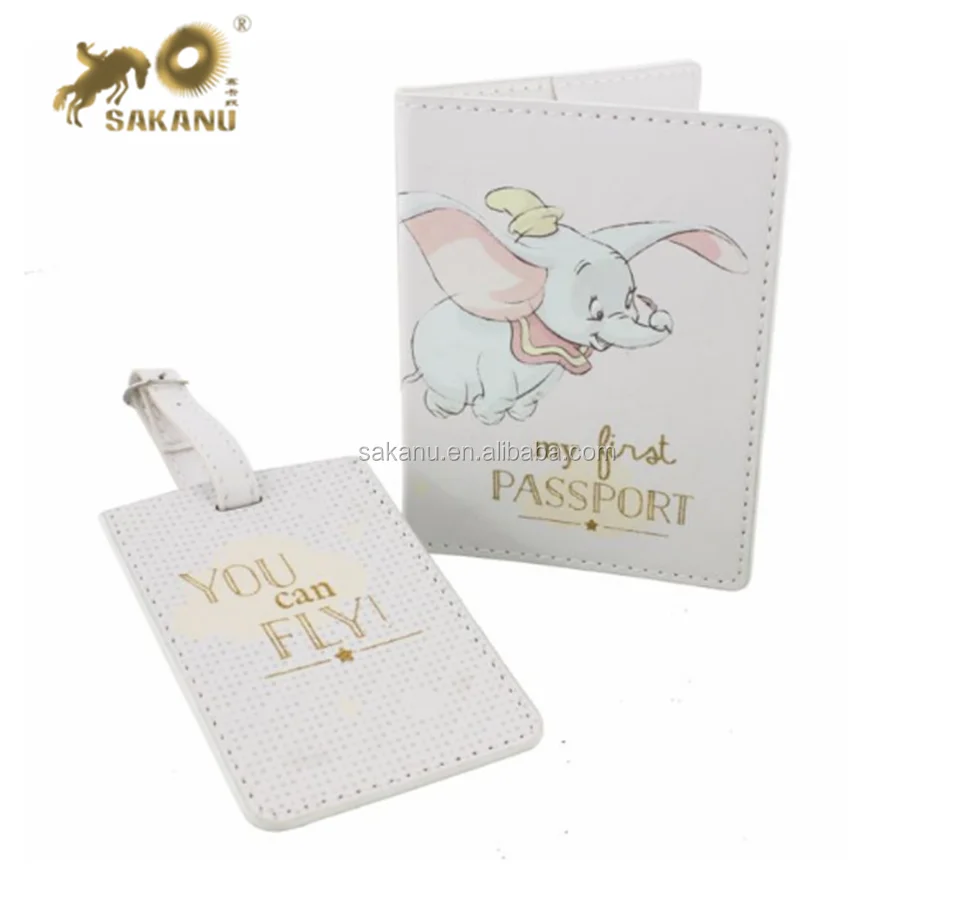 personalised passport holder and luggage tag