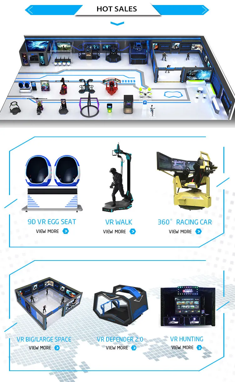9d vr room fighting games 4 persons multiplayer virtual reality simulator for earn money