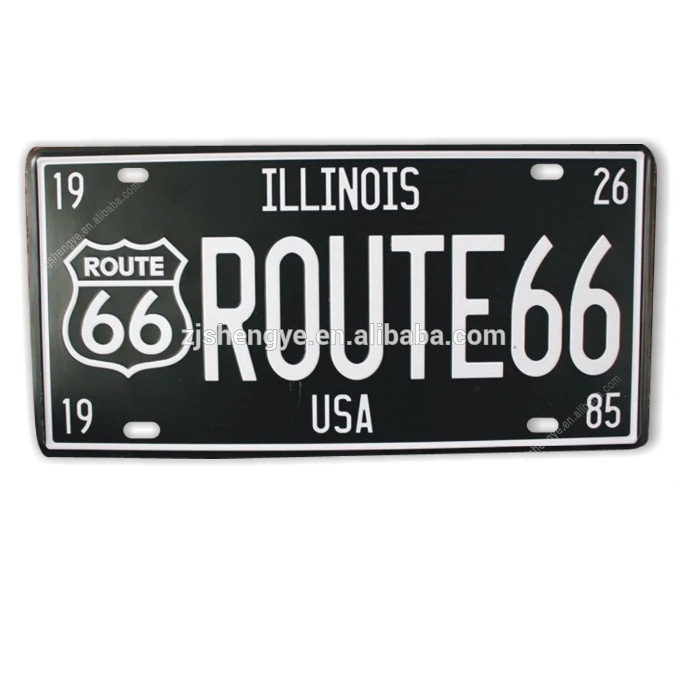 HORSE METAL NOVELTY LICENSE PLATE TAG FOR CARS BLACK HORSE
