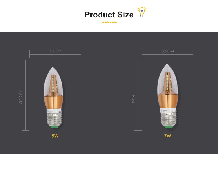 Energy saving ,Efficiency LED candle light Bulb Lights