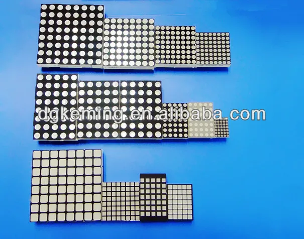 Dot matrix 5*7 5mm 5x7 array fym-20571a/bur dot matrix 5*7 2