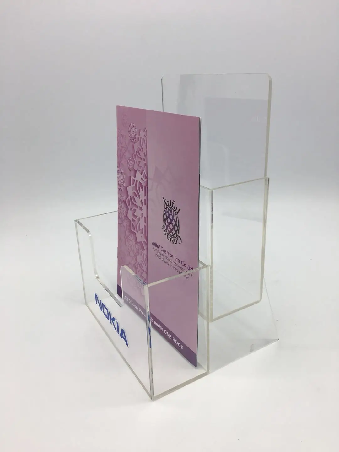 Acrylic Brochure Holder,A3 A4 A5 Acrylic Leaflet Brochure Holder