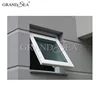 beautiful aluminum single reflective glass hung window for toilet