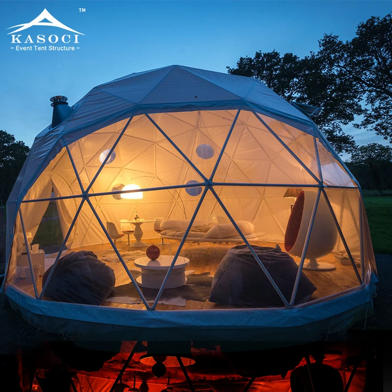 Luxury Party Aluminium Steel Frame Transparent Mongolian