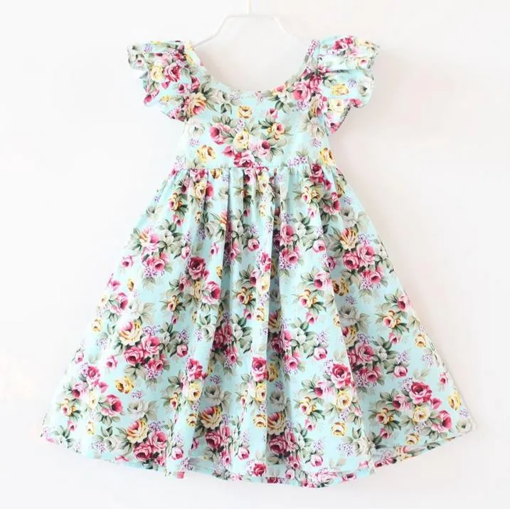 simple frock designs for little girl