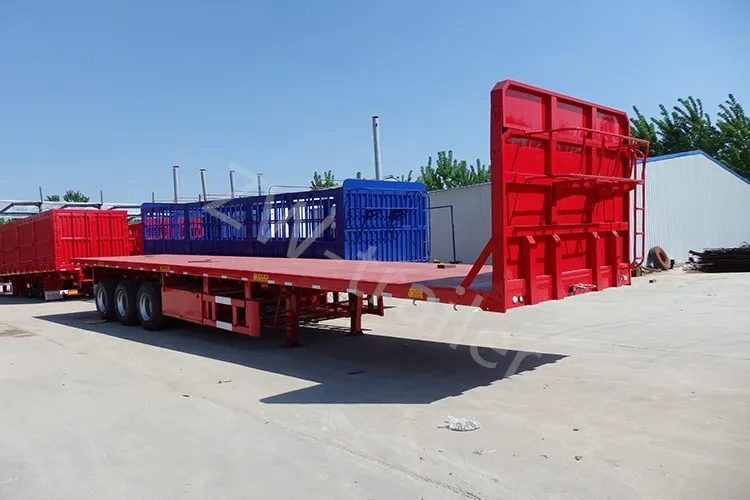 40ft Flat Rack Container Semi Trailer Buy 40ft Flat Rack Container