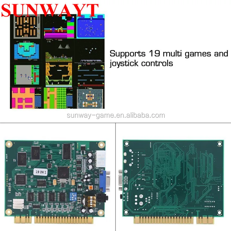 19In1 Multi Arcade-Spiel Modul Leiterplatte Platine JAMMA Video/VGA Ausgang