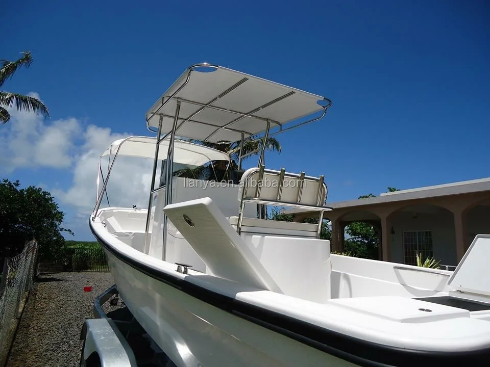 Liya Sw760 Fiberglass Center Console Boat Glass Bottom Boat For Sale