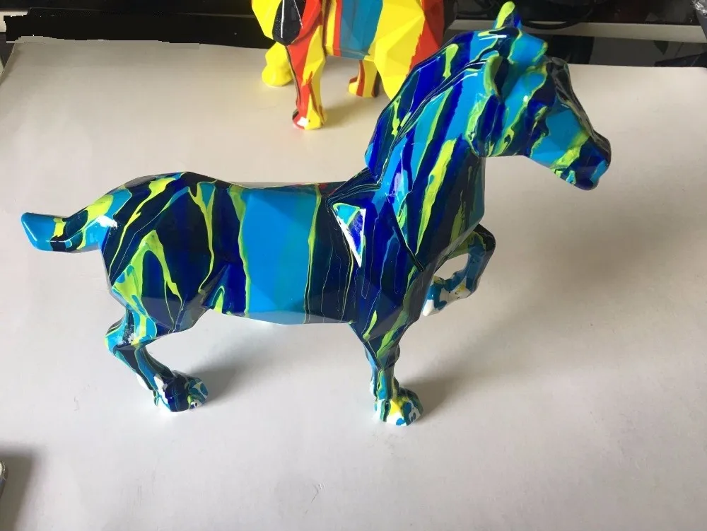 resin horse sculptures