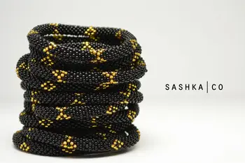 Roll On Gl Beaded Nepal Bracelets Product Roll On Gl Beaded Nepal Bracelets