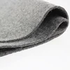dark grey hard pressed 4mm wool felt fabric for industry
