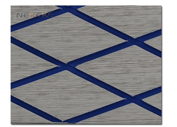 NEKEKE synthetic teak decking flooring deck sheet durable EVA foam decking pad