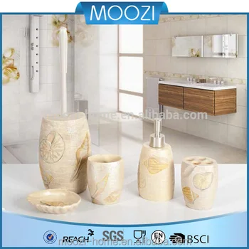 fancy sea shell bathroom set,wholesale bath accessories,soap fancy sea shell bathroom set,wholesale bath accessories,soap