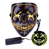 New Design Festival Cosplay Costume Light Up Purge Mask LED Halloween Party Mask