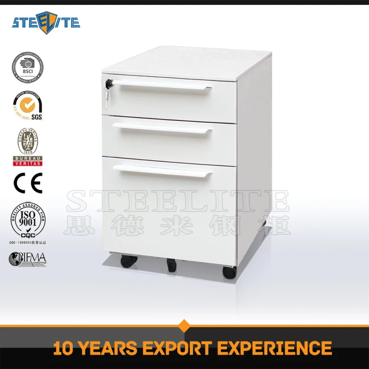 Office Under Desk Cupboard Stationary 3 Drawer Organiser Tidy