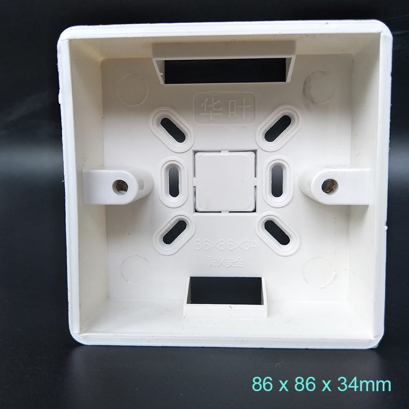 86 Cassette Wall Plate Box For 86 Type PVC Wall Plate Switch And Socket Stair step Light Lamp Lighting