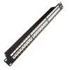 cat6/cat6a patch panel 24 port for networking cat6a patch panel