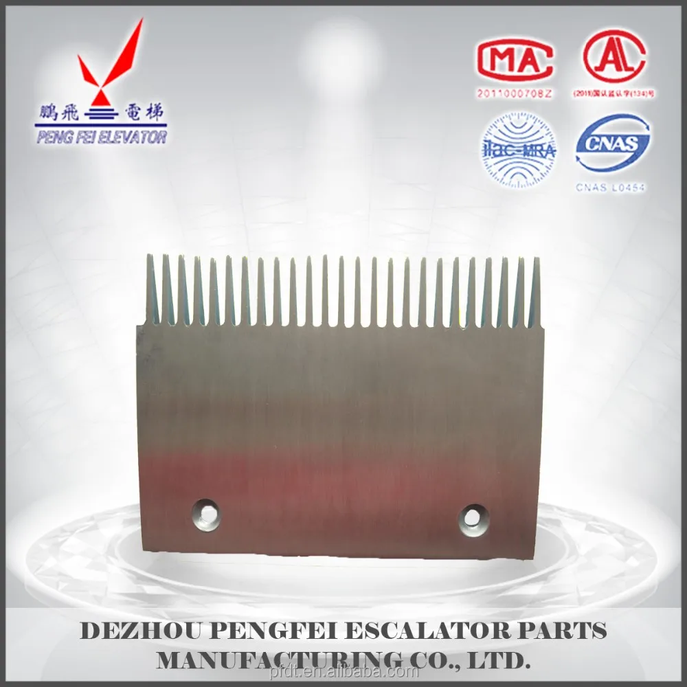 Durable Aluminum alloy elevator comb plate for elecator