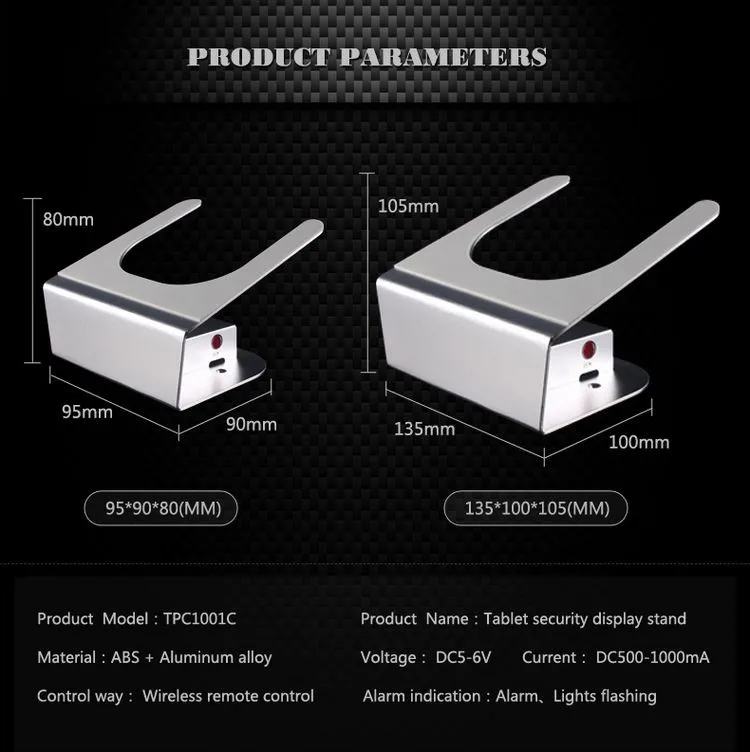 Universal Aluminum Alloy 7-10 Inch Tablet Pc Display Stand Pad Anti