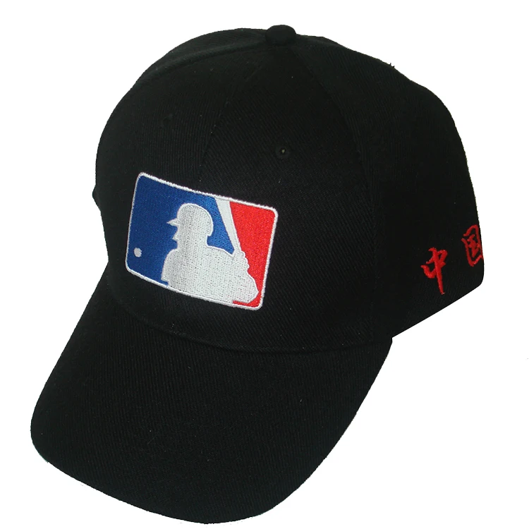 Custom Cotton Embroidered Black Baseball Cap Buy Baseball Hat,Custom Baseball Hat,Black