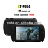 7 inch CAPACITIVE TOUCH screen Android 4.1 Smart game player with WIFI
