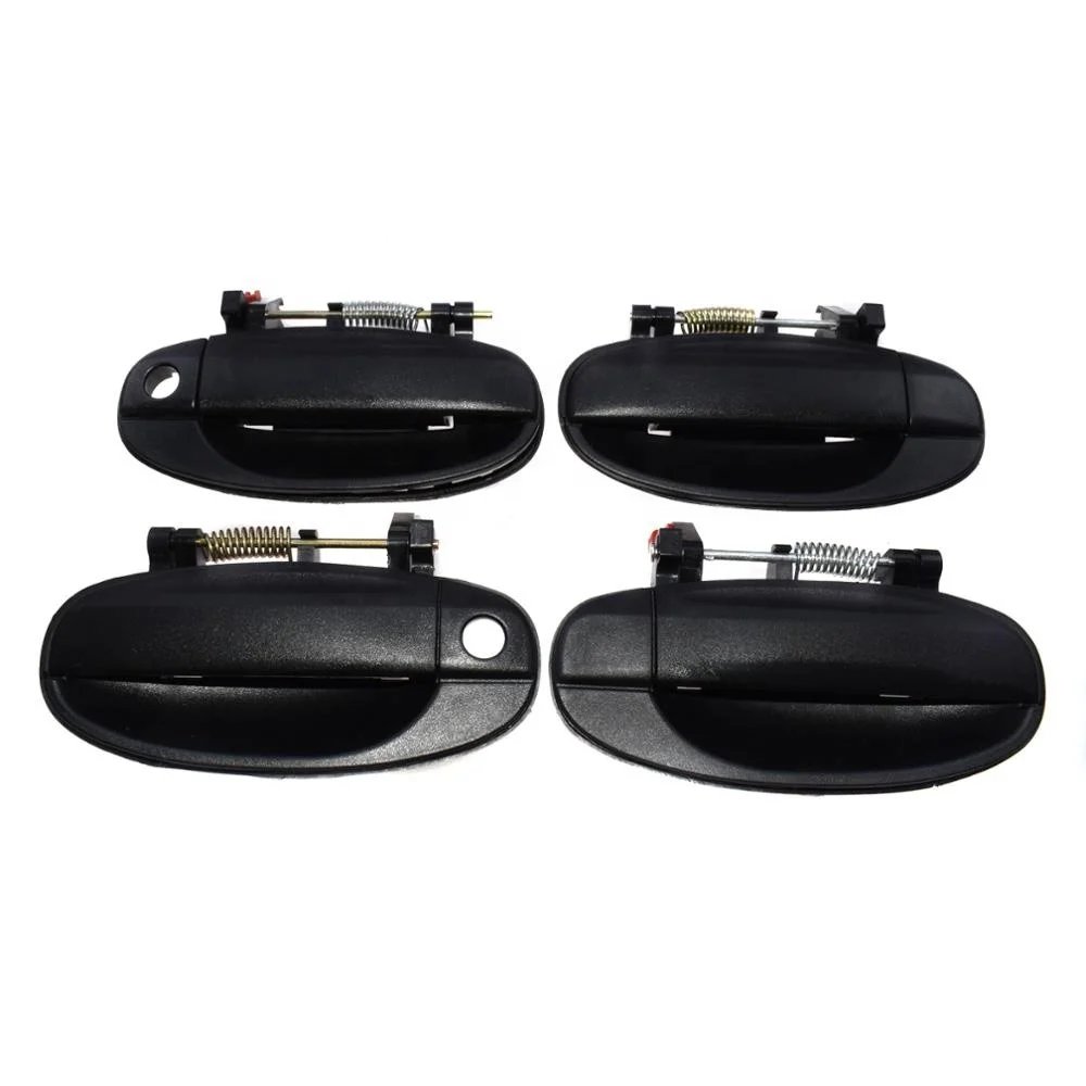 Front &rear Black Outside Outer Exterior Door Handles Fit For Chevy ...