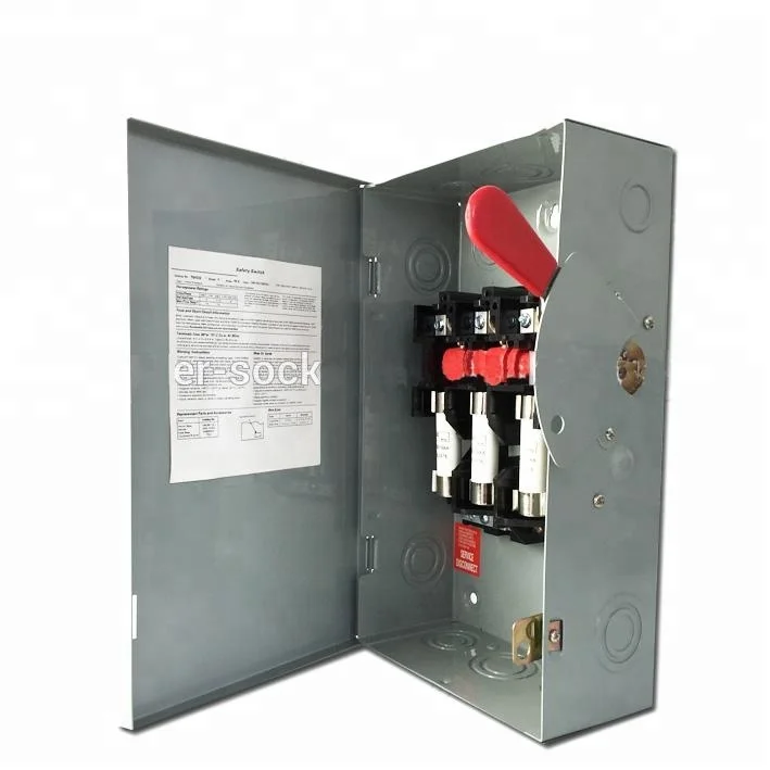 Meto 60amp 240volt Galvanized Electrical Power Indoor Safety Switch ...