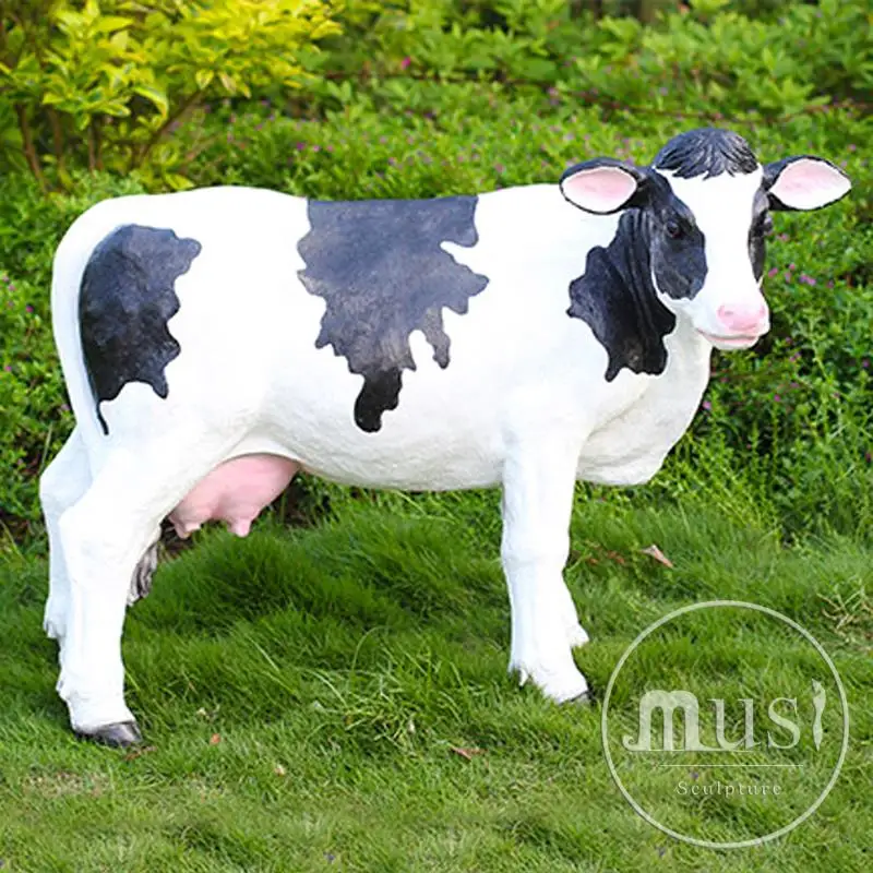 resin cow statue