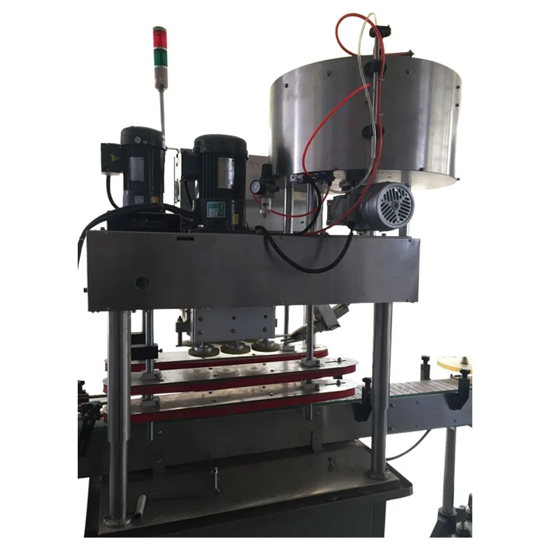 A fonte da fábrica fácil opera a máquina tampando automática do parafuso de garrafa de 100 garrafas por minuto