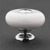 Round Head Porcelain Furniture Cabinet Knobs Decorative Door Ceramic Handle Knobs