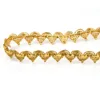 nice design gold metallic fringe trim for clothes making, curtain border