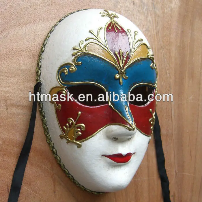 Hand Painting Mask Full Face Mask Paper Halloween Party Mask Buy