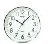 2017 New arrival Chrome home Decorative ABS material quartz sweep wall clock