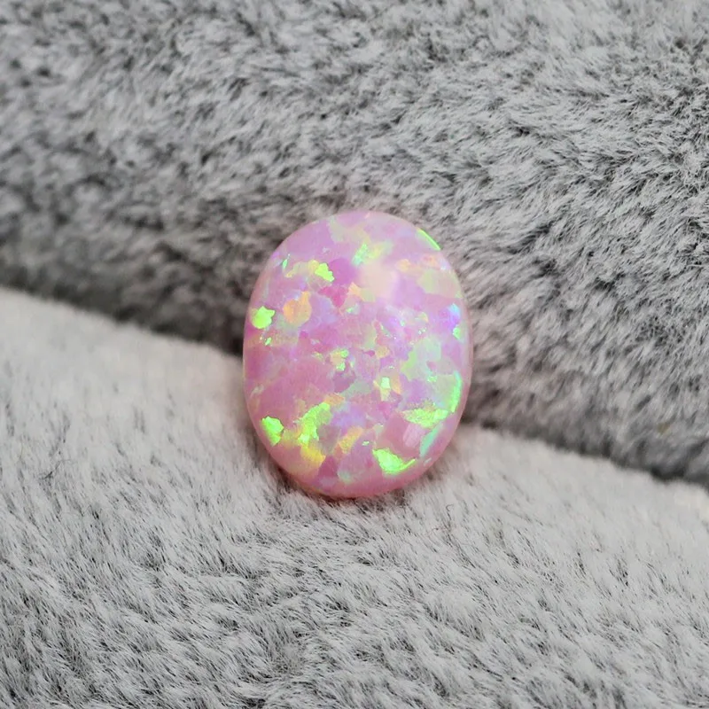50 Carat Oval Shape Natural Loose Gemstone Opal Best For Jewelry Making Pink Opal Cabochon 47x25x5mm Pink Opal Cabochon