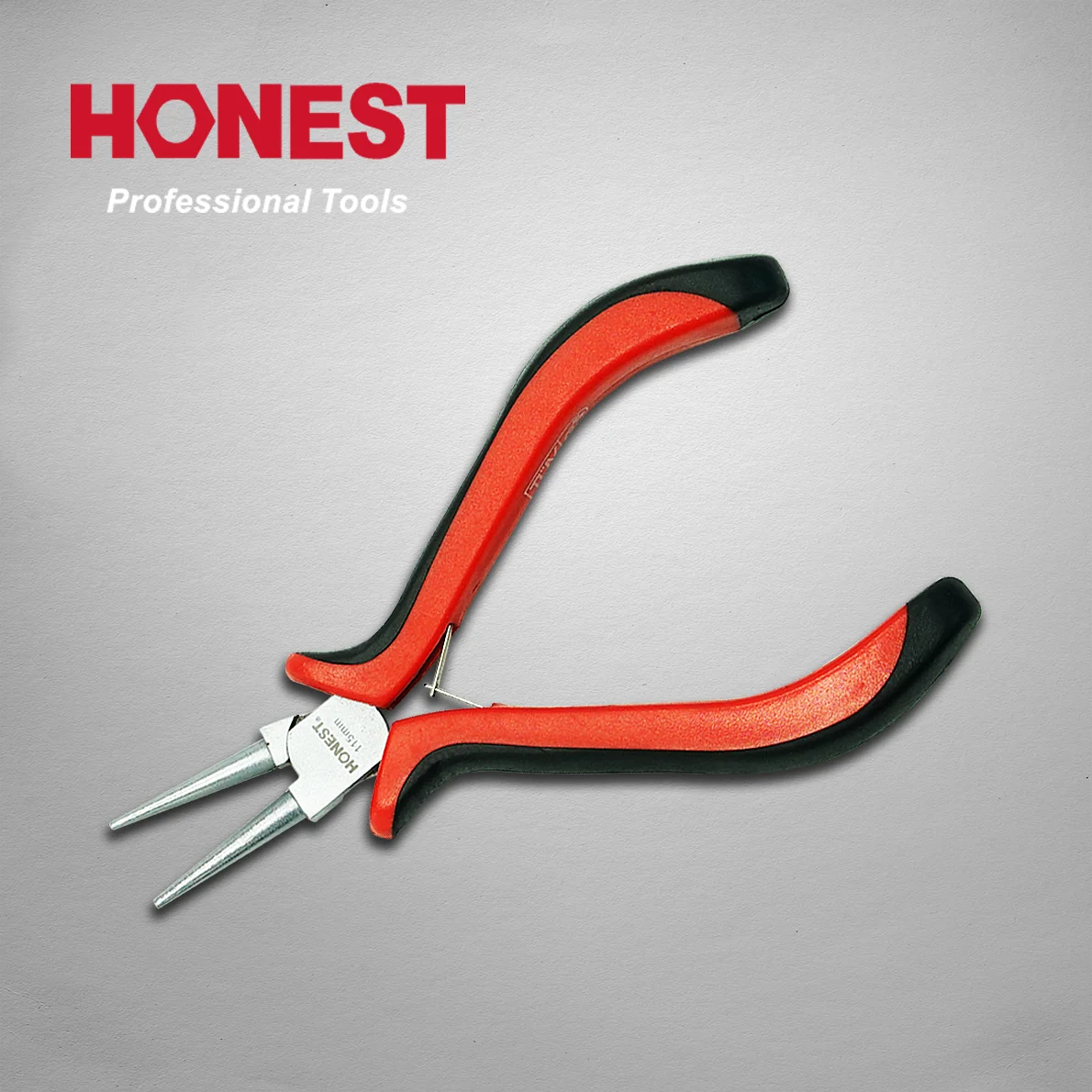 Free sample Low Price 115mm Mini Carbon Steel Round Nose ESD Plastic Handle Safe Plier