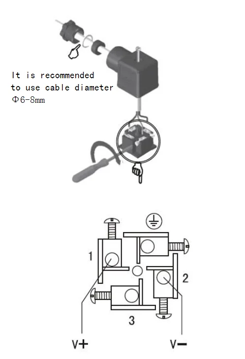 LCD display meter