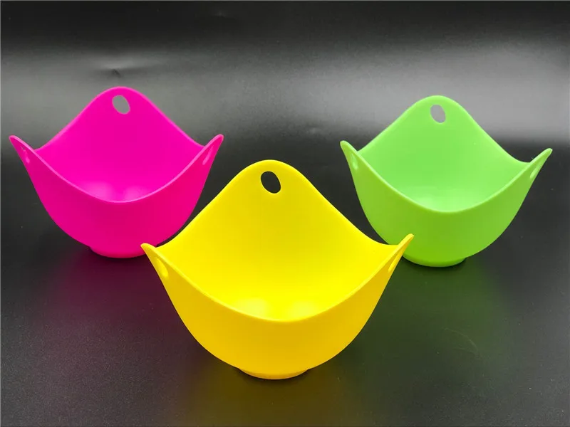 Silicone Egg Poacher Egg Poaching Cups With Buildin Ring Standers,For